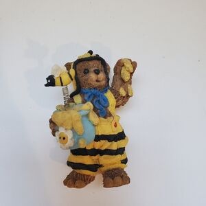 Vintage Ceramic Bear with honey Pot collectable